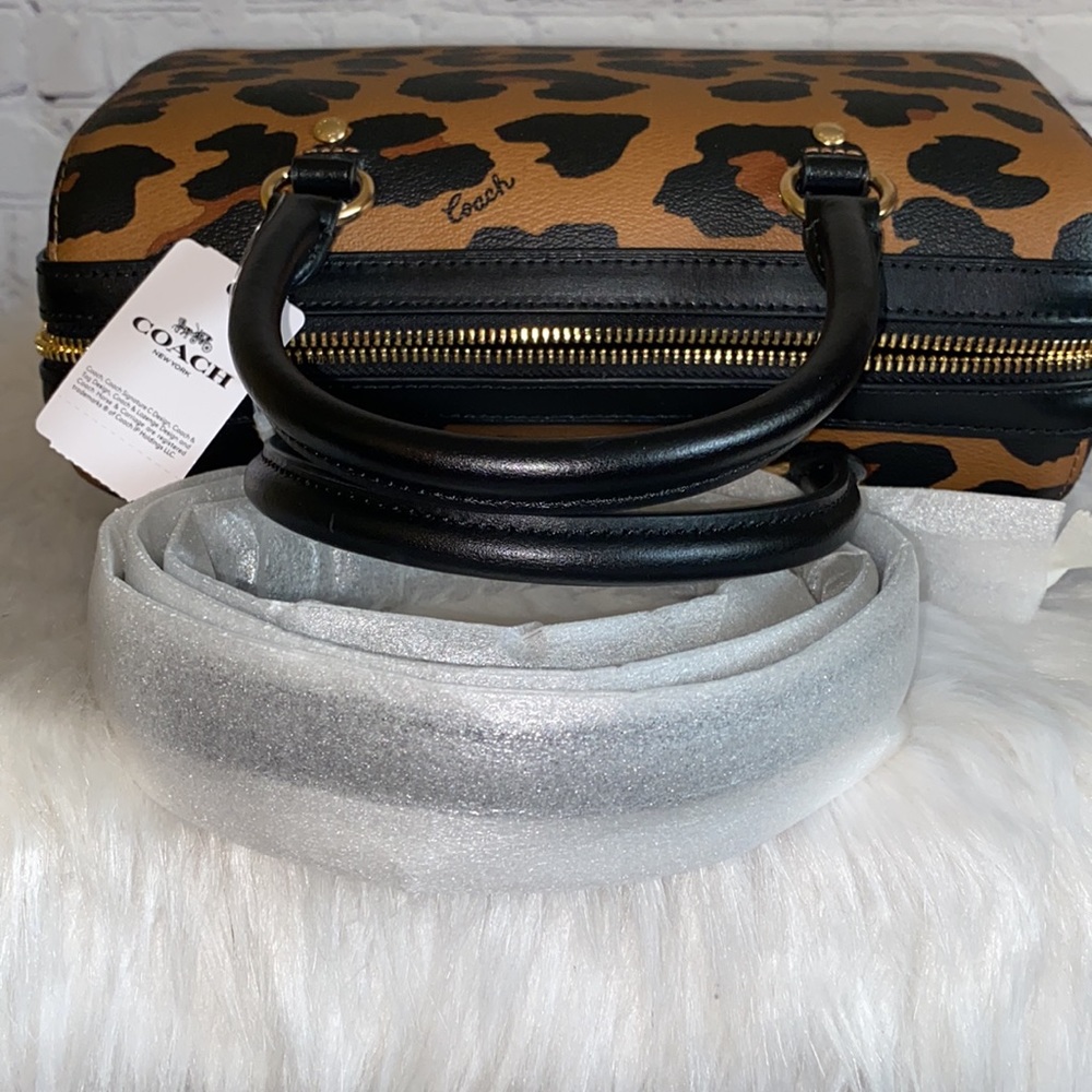 🥳Host Pick🥳Coach🐆ROWAN Satchel🎄🛍🎁👜 - Picture 6 of 7